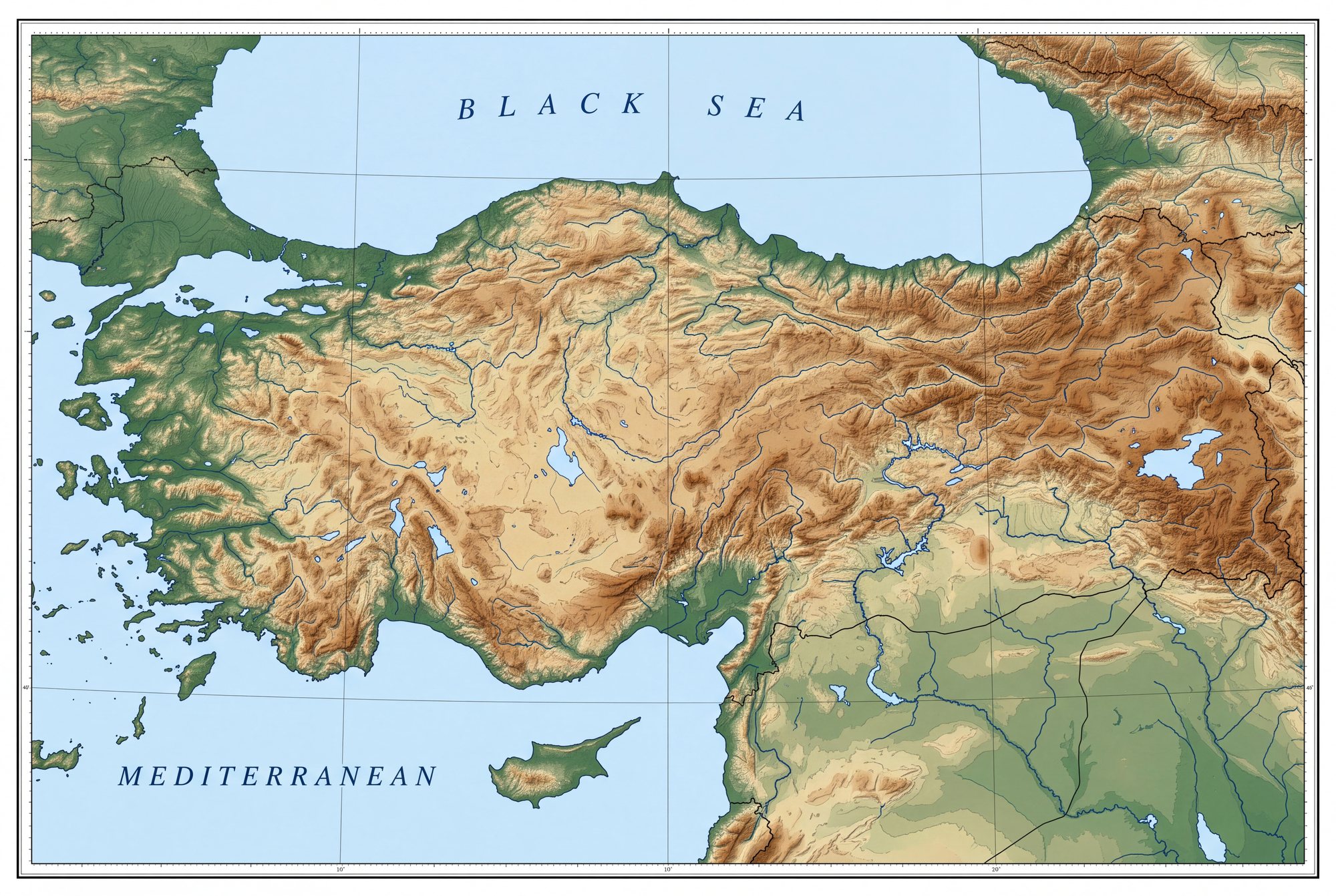 Shaded relief map of Türkiye with the four Ultima licences marked; Kayaeli in Balıkesir is highlighted